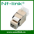 2014 Netlink Best-sell Dual Cat.6 STP RJ45 Keystone Jack With Cable Tie